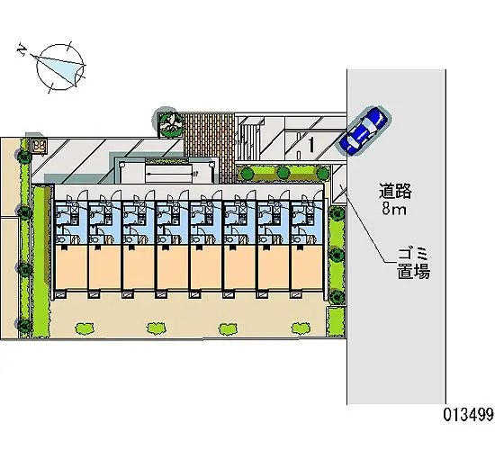 ★手数料０円★世田谷区上用賀５丁目 月極駐車場